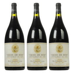 Coffret No. 17 Chateauneuf du Pape Croix de Bois 2003, 2004, 2005 (M. Chapoutier) Magnum  - S/M - Colección